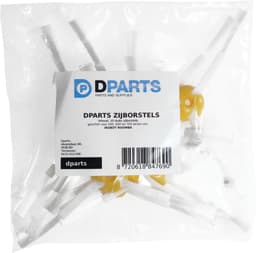 10x Dparts zijborstel geschikt voor iRobot Roomba - voor 500 600 en 700 series - borstel vervangingsset robotstofzuiger - voor series 510 530 540 550 560 600 625 630 650 690 760 770 780 — thumbnail 2