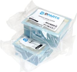 2x Dparts hepa filter geschikt voor Bosch en Siemens - stofzuiger hygiënefilter voor series GL-20 GL20 GL-30 GL30 Gl-40 GL40 BGL2 BGL25 - allergiefilter stofzuigerfilter 576833 00576833 BBZ156HF — thumbnail 2