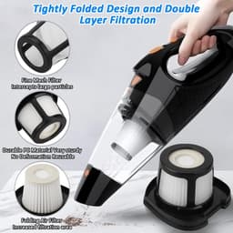 Geschikt voor 2-pack 1868 Multi-Surface Vacuum Brush Rolls en 2-pack 1866 Vervangende Filters, Compatibel met Bissell CrossWave 2306A 1785A 3888A Stofzuigers, Vergelijkbaar met Onderdeel 1608684, 160-8683 — thumbnail 3
