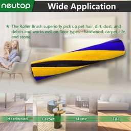 Geschikt voor Vervangende zachte rolborstelstang compatibel met Dyson V12/V15 Detect Slim, V8/V10 Slim, snoerloze stofzuiger, geschikt voor onderdeelnummers nr. 971634-01. — thumbnail 5
