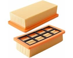 Vervangfilters - 2 stuks - geschikt voor Kärcher AD 3200, AD 3 Premium en AD 4 Premium stofzuigers