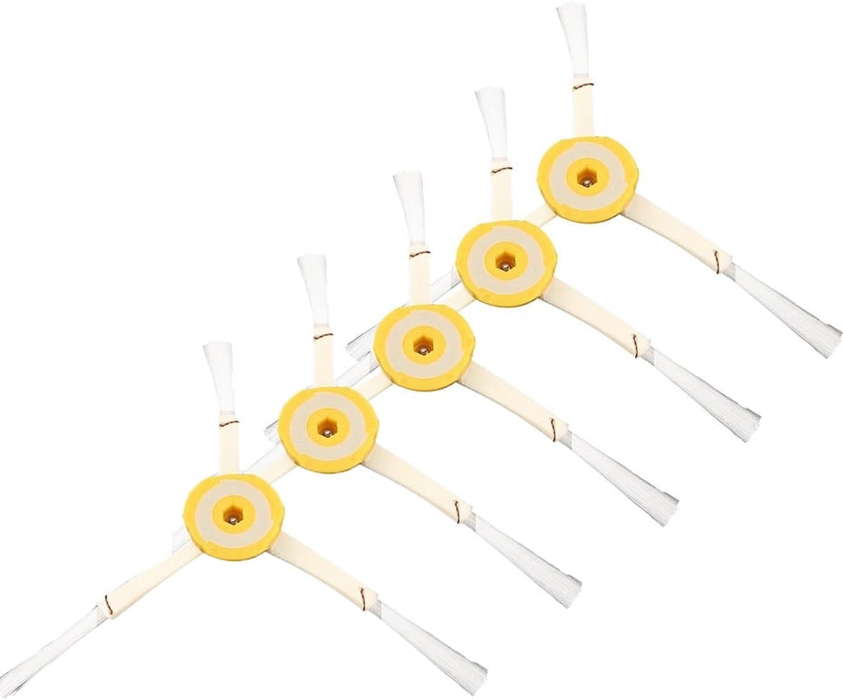 5x Zijborstel set geschikt voor iRobot Roomba 800 850 860 870 880 890 Borstels Vegers — afbeelding 1