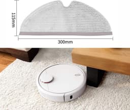 Dweil - 8 Stuks - Dweildoek - Vervangende Onderdelen Voor Dweilen - Vervangende Accessoires Geschikt voor De Xiaomi Roborock S5, S50, S51, S55, S6, S6 Maxv, S5 Max, Q7 Max / Q7 Max+ Veegmachines — thumbnail 2