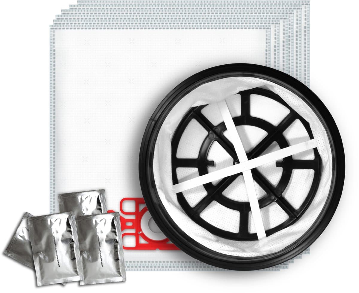 10x Dparts NVM-1CH stofzuigerzakken - 1 filter - 4 geurzakjes - geschikt voor Numatic - voor alle 12" Henry en Hetty stofzuigers - James - PPR240 - nr. 604015 — afbeelding 1