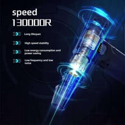 RFWR® Draadloze Elektrische Luchtstofzuiger 130.000 tpm – Multifuntionele Blower voor Schoonmaak en Droging — thumbnail 3