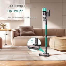 SmartAI V5 Steelstofzuiger - Stofzuiger - Draadloze - Vacuum Cleaner - 600W - 50.000PA Zuigkracht – Verwijderbare Accu – Handstofzuiger – Slimme LED-functies– vrijstaande stofzuiger– draadloos– ultralichte accuduur– accustofzuiger met– accustofzuige — thumbnail 2