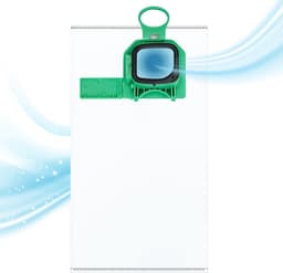 Sillar, stofzuigerzakken, synthetisch, anti-allergeen, van microvezel, geschikt voor Vorwerk KOBOLD 140/150, VK140/150, vervanging, 10 stuks — thumbnail 5