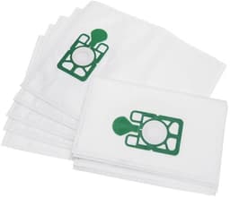 Stofzuigeraccessoires - 10-pack stofzuigerzakken - Geschikt voor Henry Hoover, Hetty, Basil, James - NVM-1CH vervanging - Geschikt voor HVR160, HVR200, HET160, HHR200, commerciële Numatic-modellen - 31,5 * 40,5 cm - wit — thumbnail 1