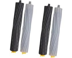 Stofzuigerborstel - Vervangingsonderdeel voor stofzuiger - 2 sets niet-klevende stofzuigerborstels - Geschikt voor IRobot Roomba 800/900-serie - Stofzuigeraccessoireset