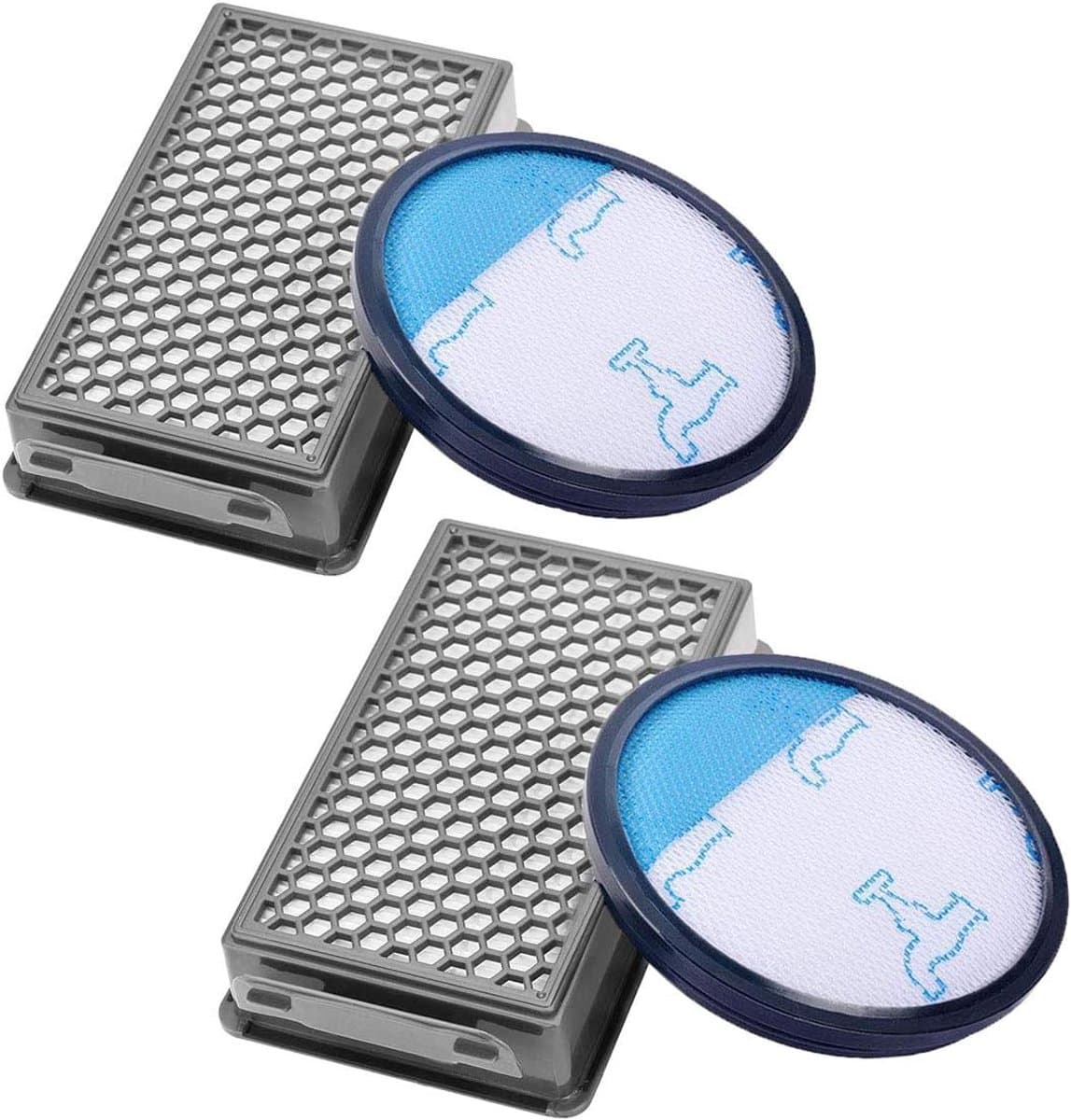 4 stuks - filters geschikt voor Rowenta ZR005901 Moulinex Tefal Compact Power Cyclonic stofzuigers — afbeelding 1