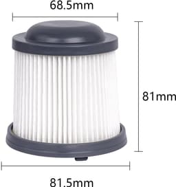 Vervangende HEPA-filter - Geschikt voor Black & Decker DustBuster PVF110, PHV1210, PV1020L/PD11420L PHV1810 Compatibel onderdeelnummer 90552433 - 2 stuks — thumbnail 4