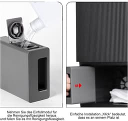 Stofzuigeraccessoires: 1 automatische reinigingsvloeistofmodule, Geschikt voor Dreame en Mova P50 Pro Ultra — thumbnail 4