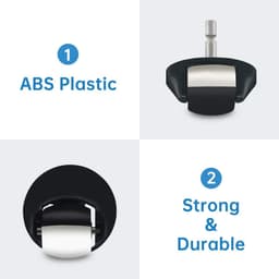 Voorwiel - 2 Stuks - Geschikt voor iRobot Roomba 500, 600 Serie Stofzuiger - Silent Wheel - Accessoires - Reserveonderdelen - Reservewiel — thumbnail 2