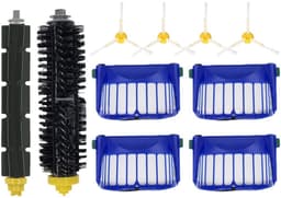 Vervangende Onderdelen Accessoires - Geschikt voor iRobot Roomba 600 Serie 694 676 675 692 695 677 671 690 680 660 650 620 614 610 600 Stofzuiger Robot - 1 Paar Hoofdborstel 4 Filter 4 Zijborstel - Reserveonderdelen — thumbnail 1