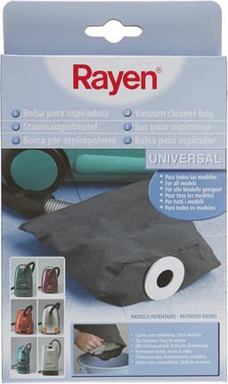 Stofzuigerzak nylon/klittenband 32 x 26 x 8 cm blauw — thumbnail 2