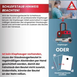 10 vliesstofzuigerzakken geschikt voor Kärcher 6.904-322.0 - WD2, MV2, zak voor stofzuiger, multifunctionele stofzuiger, type KA38 — thumbnail 3