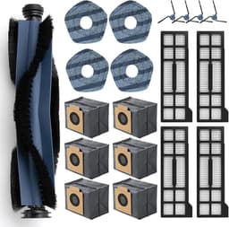 Cosensi - Accessoiresset voor stofzuigerrobot: hoofdborstel, zijborstels, HEPA-filters, reinigingsdoeken en stofzakken - Vervangende onderdelen & accessoires — thumbnail 5