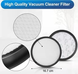 Dit is een set van 2 HEPA-filters Geschikt voor Rowenta Silence Force Cyclonic 4AAAA RO7647EA RO7663EA RO7676EA RO7681EA (Geschikt voor model RO76xx) stofzuigers. — thumbnail 2