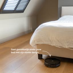 TONIHOMI® G20 + V07 - Combi deal Robotstofzuiger met dweilfunctie en steelstofzuiger - Automatisch opladen - Robotstofzuiger met app - Robotstofzuiger huisdieren - Dweilrobot - Zwart — thumbnail 4