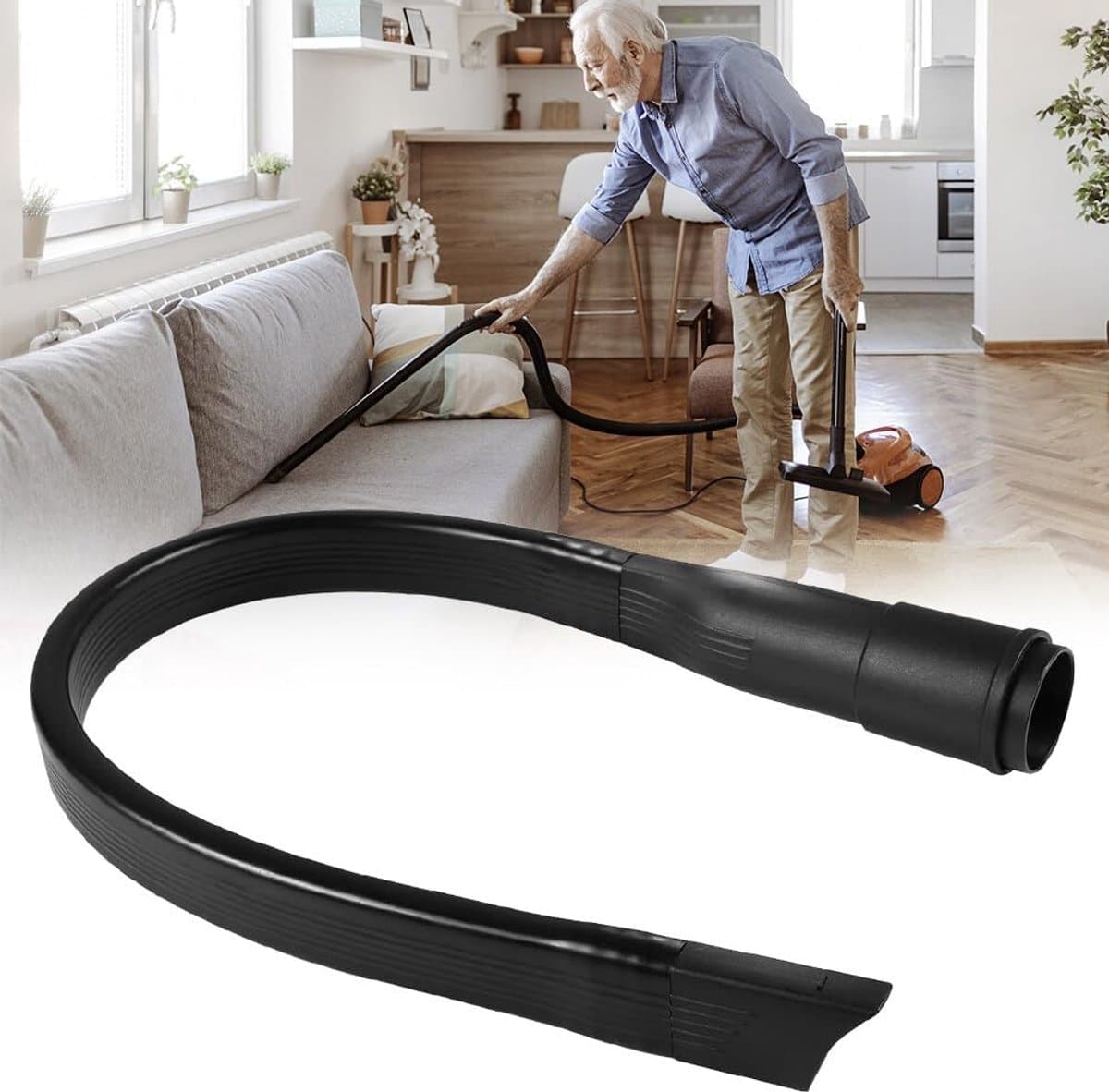 Mondstuk stofzuiger - Stofzuiger zuigmonden - Geschikt voor Philips AEG Rowenta Stofzuiger - 32 mm、35mm universeel — afbeelding 1