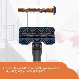 Replacements® – Set van 4 borstelrollen voor Philips SpeedPro Max | vervangt CP0667/01 | geschikt voor FC6904, XC8349, XC8347, XC8147, XC8149 — thumbnail 5