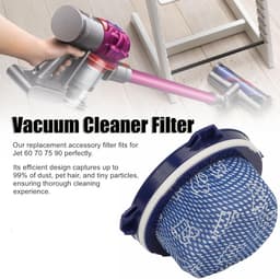 HEPA-filter voor draadloze stofzuigers - Efficiënt ontwerp - Wasbaar en herbruikbaar - Compatibel met diverse modellen - Voor schone lucht in huis — thumbnail 2