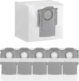 roborock Originele stofzuigerzakken OC-stofzakken Geschikt voor Q10S5 / Q7M5 / Q7L5 / Q7 Max+ Serie/S7 MaxV Ultra/S7 Pro Ultra/S8 Pro Ultra Serie/Q8 Max+/S8+/Q5 Pro+/S7 Max Ultra serie robotstofzuiger (6 stuks — thumbnail 1