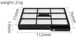 5-pack Vervangende HEPA-filters geschikt voor Eufy Omni E28/Omni E25 robotstofzuiger - Stofzuiger onderdeel - stofzuigerfilters - Stofzuigeraccessoires — thumbnail 2