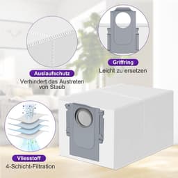 Stofzakken Geschikt voor Roborock Qrevo/Saros-serie stofzuigers. Stofzakken Geschikt voor cQrevo S/Saros 10R / QV 35A / QRevo Pro/Edge/Curv/Master / S8 MaxV. — thumbnail 3
