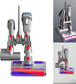 Wandhouder voor Dyson Accessoires V7 V8 V10 V11 - Ophangsysteem - Muurbeugel - Muurhouder - Muurbevestiging - Docking Station - Dyson Stofzuigeraccessoires - Geschikt voor Dyson — thumbnail 1