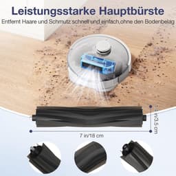 20 stuks Accessoires Ecovacs DEEBOT T20 Omni, T20 e Omni, 1 rubberen hoofdborstel, 4 filters HEPA, 4 schoonmaakdoeken, 6 zijborstels, 4 stofzakken — thumbnail 4