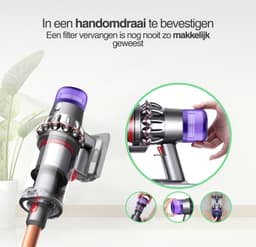 SVENNE® Hepa Filter voor Dyson V11 & V15 - Herbruikbaar en Wasbaar - Onderdelen voor Dyson - Duurzaam - 3 Stuks — thumbnail 4