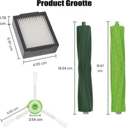 Geschikt voor iRobot Roomba I7 I7+ E5 E6 - Robotstofzuiger - iRobot roomba onderdelen - iRobot roomba borstels - XL Vervangingsset - onderdelen — thumbnail 3