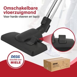 DEGG® - Stofzuigermond / Zuigmond - Geschikt voor Miele - Tapijt & Parket - Combi stofzuigermond - Voor harde en zachte vloeren - 35mm - Premium kwaliteit — thumbnail 3