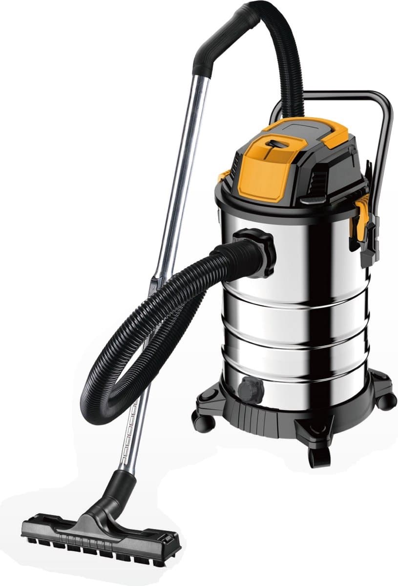Stark's Stofzuiger - 3IN1 - nat en droogzuiger - Industriële Stofzuiger - 1500W - Alleszuiger - 30L - Geel — afbeelding 1