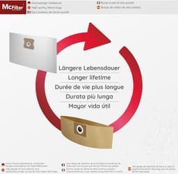 20 stofzuigerzakken 12l - compatibel met alle 12 liter Einhell stofzuigers voor nat gebruik - vuilopvangzak zoals 2351159 - DSM 44 type — thumbnail 4