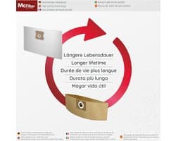 20 stofzuigerzakken 12l - compatibel met alle 12 liter Einhell stofzuigers voor nat gebruik - vuilopvangzak zoals 2351159 - DSM 44 type