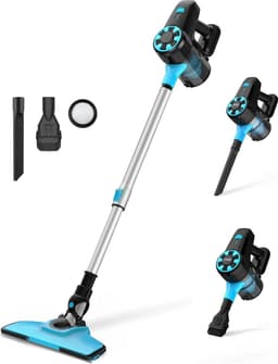 SteeFly® Steelstofzuiger - Ysora N3 - 4in1 - Krachtig & zakloos - Draadloos gemak - Lichtgewicht design - Kleur: lichtblauw — thumbnail 1