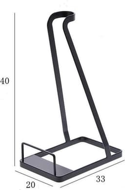 TDR - Geschikt voor Dyson V6/V7/V8/V10 /V11/V12/V15 stofzuiger opbergrek punch-free stofzuigerbeugel stofzuigerhanger - zwart — thumbnail 3