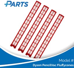 Dyson PencilVac Fluffycones Filters (4 Stuks, Plus.Parts® alternatief voor 974281-01) — thumbnail 1