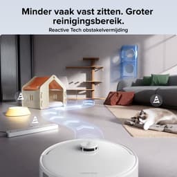 Roborock Qrevo 2 Pro-Robotstofzuiger-FlexiArm-technologie-25000 Pa-dubbel anti-klitsysteem-Intensieve tapijtreiniging 15 mm Dweilverhoging-Drogen met 45°C hete lucht en zelfreiniging op 75°C-Roborock SmartPlan 3.0-Reactive Tech obstakelvermijding — thumbnail 4
