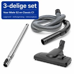 Kleanburg® Geschikt voor Miele Classic C1 en S2 Stofzuiger Onderdelen Set – Slang, Telescoopbuis & Combizuigmond — thumbnail 1