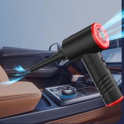 Elektrische Stoffer - Draadloze Blusser - Apparaten Reinigen - 50000rpm Motor - 6000 mAh Batterij - Zwart — thumbnail 3