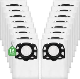 16 stuks stofzuigerzakken voor Kärcher WD2Plus/WD3/KWD1-KWD3/MV3/SE4001/SE4002 - PromoHome - Vervangt 2.863-314.0 — thumbnail 1