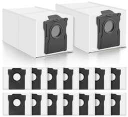 16 stofzakken (3,2L) voor Dreame L10s Ultra Gen 3/Gen 2, X50 Ultra Complete, X40 Master, Mova P50 Pro Ultra - vervangende zakken 60 dagen capaciteit, hoogwaardig 4-laags filter — thumbnail 1