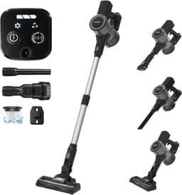 MYBOT E6 Essential - Steelstofzuiger - 250W - 20Kpa - 3 Zuigniveaus - Vacuum Cleaner - Steelstofzuiger Draadloos - Zonder Zak - Op Accu — thumbnail 1