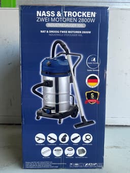 Sauber SB-2800W Industriële Stofzuiger - 100L — thumbnail 5