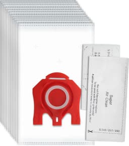 20x Dparts PRO stofzakken geschikt voor Miele FJM - met 2 filters - stofzuigerzakken HyClean 3D Efficiency FJM - HyClean Pure FJM - Compact C1, C2 en Complete C1 stofzuiger series - stofzuigzak MI30 — thumbnail 1
