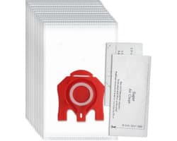 20x Dparts PRO stofzakken geschikt voor Miele FJM - met 2 filters - stofzuigerzakken HyClean 3D Efficiency FJM - HyClean Pure FJM - Compact C1, C2 en Complete C1 stofzuiger series - stofzuigzak MI30