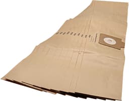 vhbw 10 stuks stofzakken, compatibel met de Nilfisk VP930 PRO HEPA HF, VP930 PRO HEPA S2 en VP930 PRO HEPA S2 HF stofzuigers – 34 cm x 17 cm, bruin — thumbnail 2